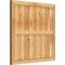 Ekena Millwork Framed Board-n-Batten Shutters, Rough Sawn Western Red Cedar, 32 1/4W x 31H, PR RBF06S32X031RWR - alternate 2